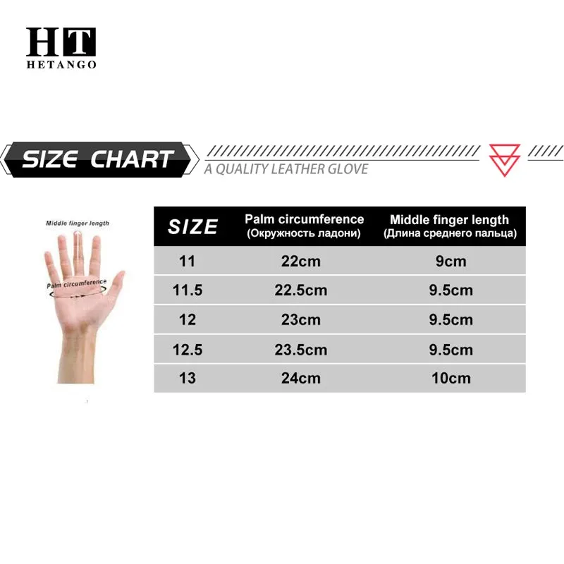 2024 New Winter Men's Leather Gloves Warm Soft Black Sewing Wavy Design Touch Screen Buckskin Gloves Imitate Wool Lining