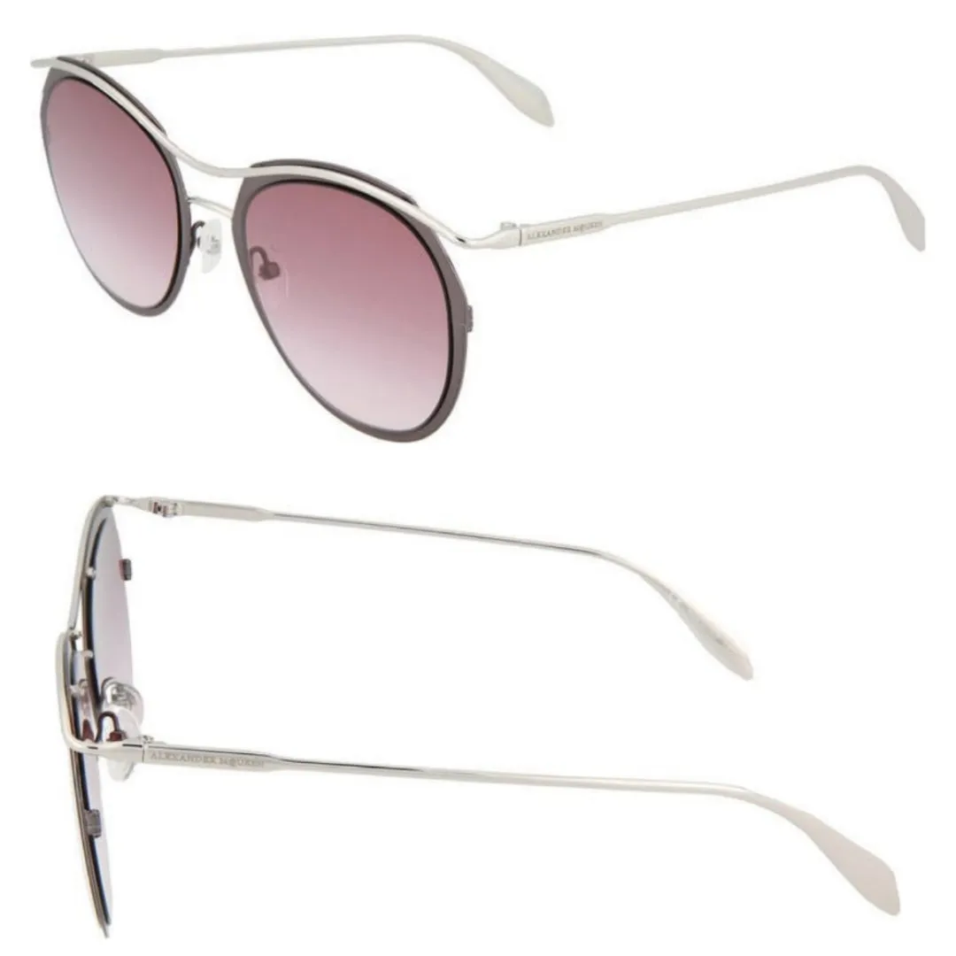 ALEXANDER MCQUEEN Round Aviator Sunglasses