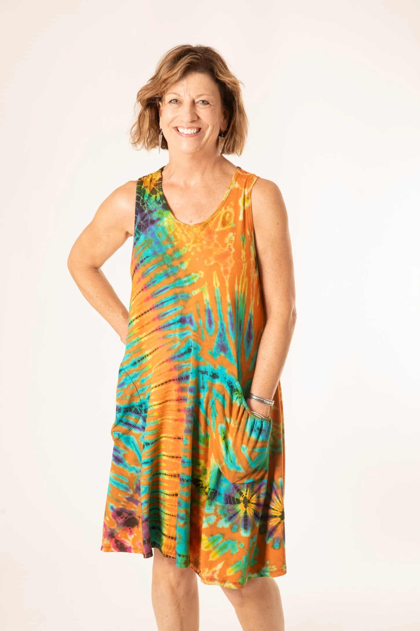 Althea Mudmee Tie Dye Tank Dress