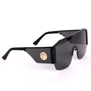 Authentic Ver Medusa Crested Black Sunglasses