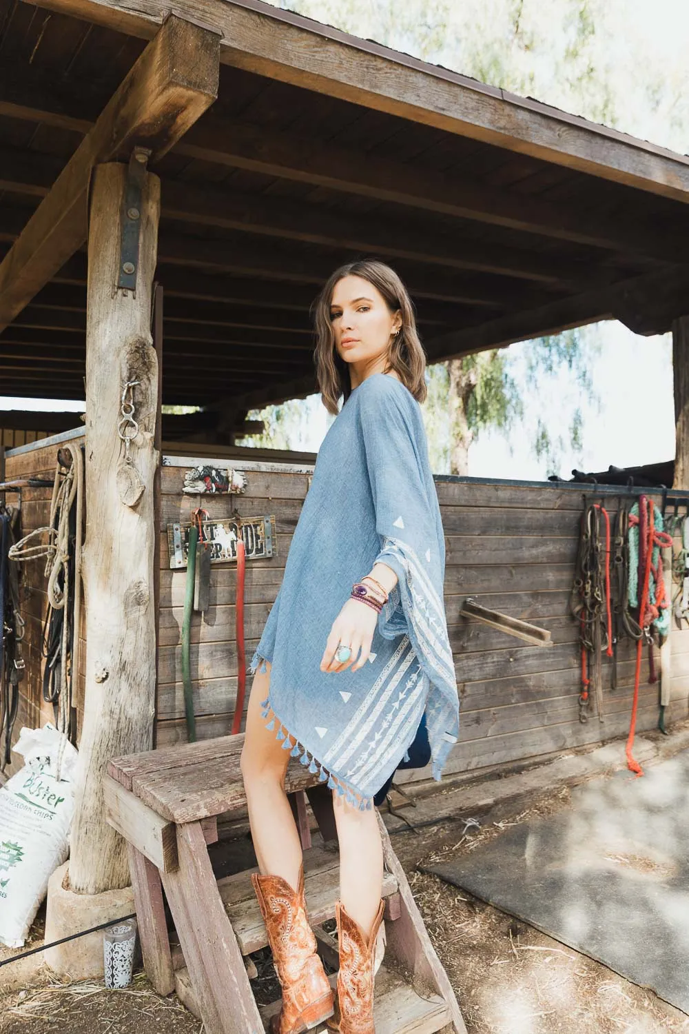 Aztec Embroidered Tunic