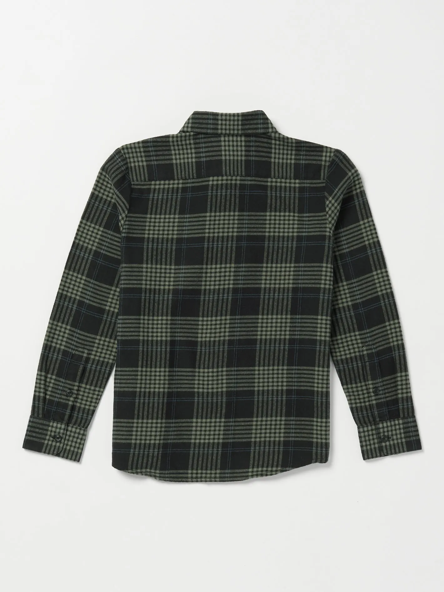 Big Boys Caden Plaid Flannel - Black