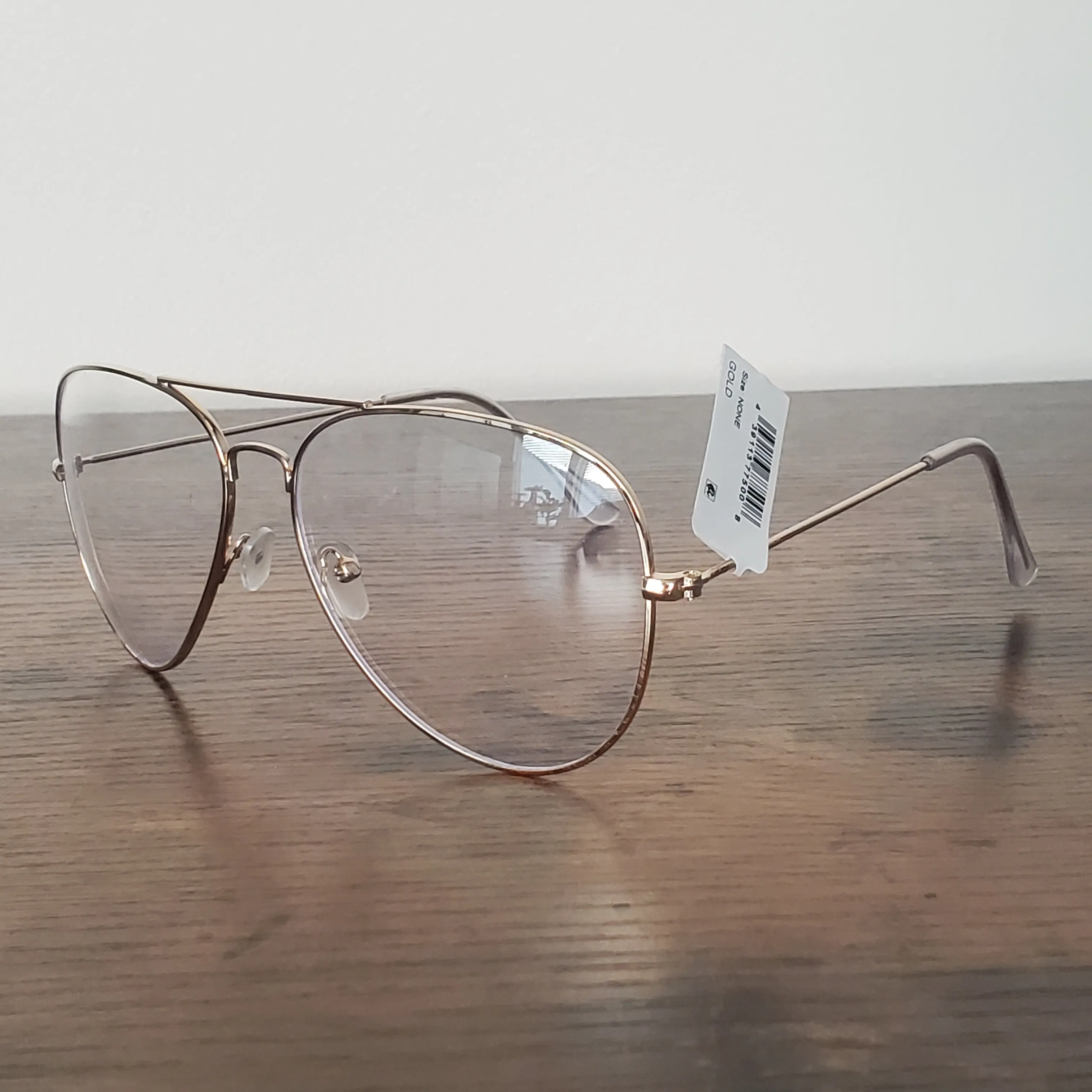 BP Clear Lense Aviator Glasses