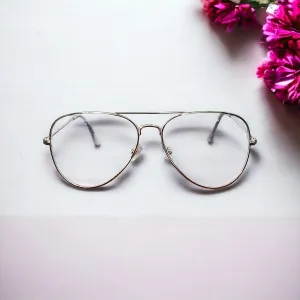 BP Clear Lense Aviator Glasses