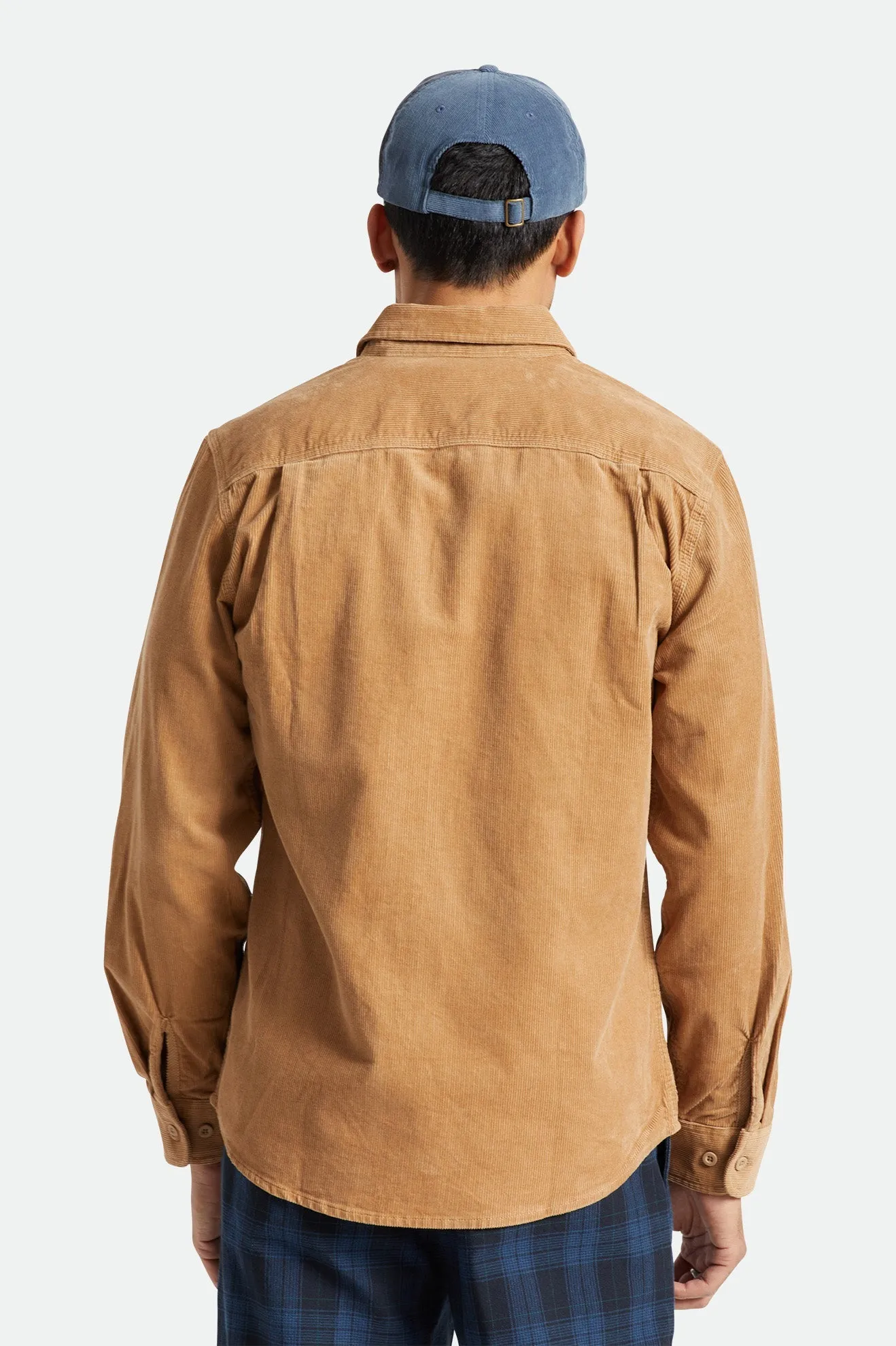 Brixton Bowery Corduroy Long Sleeve Flannel - Mojave