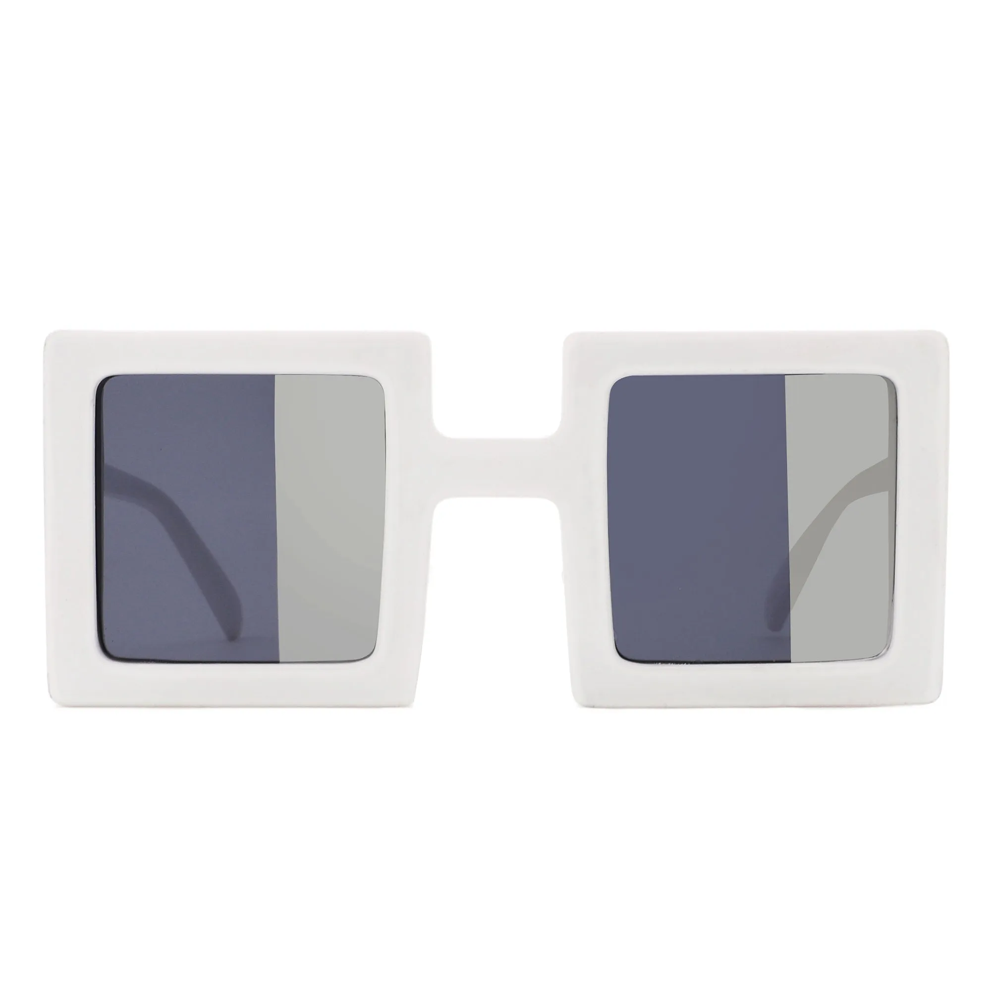 Bryntor - Two-Tone Tinted Bright Box Square Sunglasses