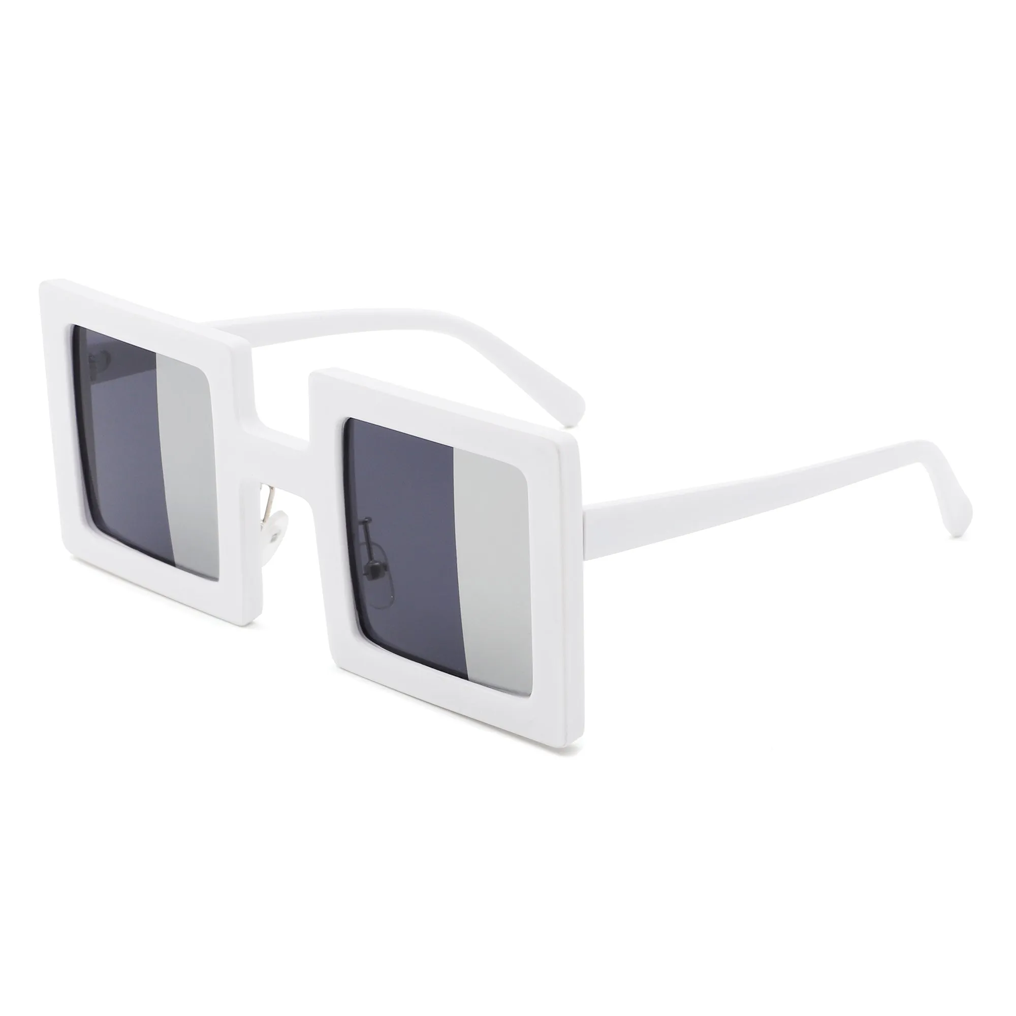 Bryntor - Two-Tone Tinted Bright Box Square Sunglasses