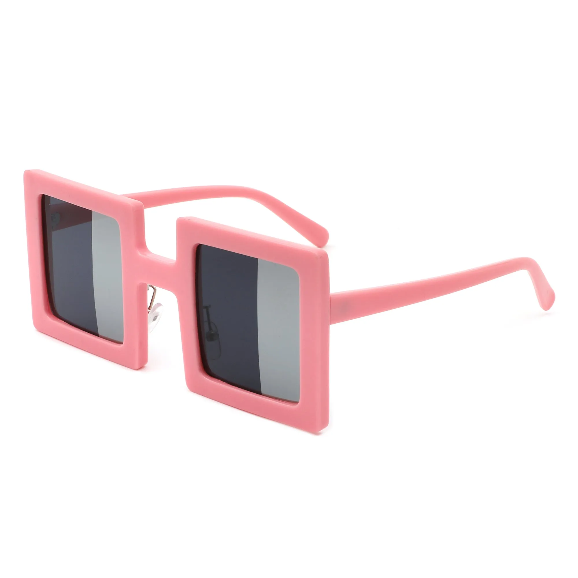 Bryntor - Two-Tone Tinted Bright Box Square Sunglasses