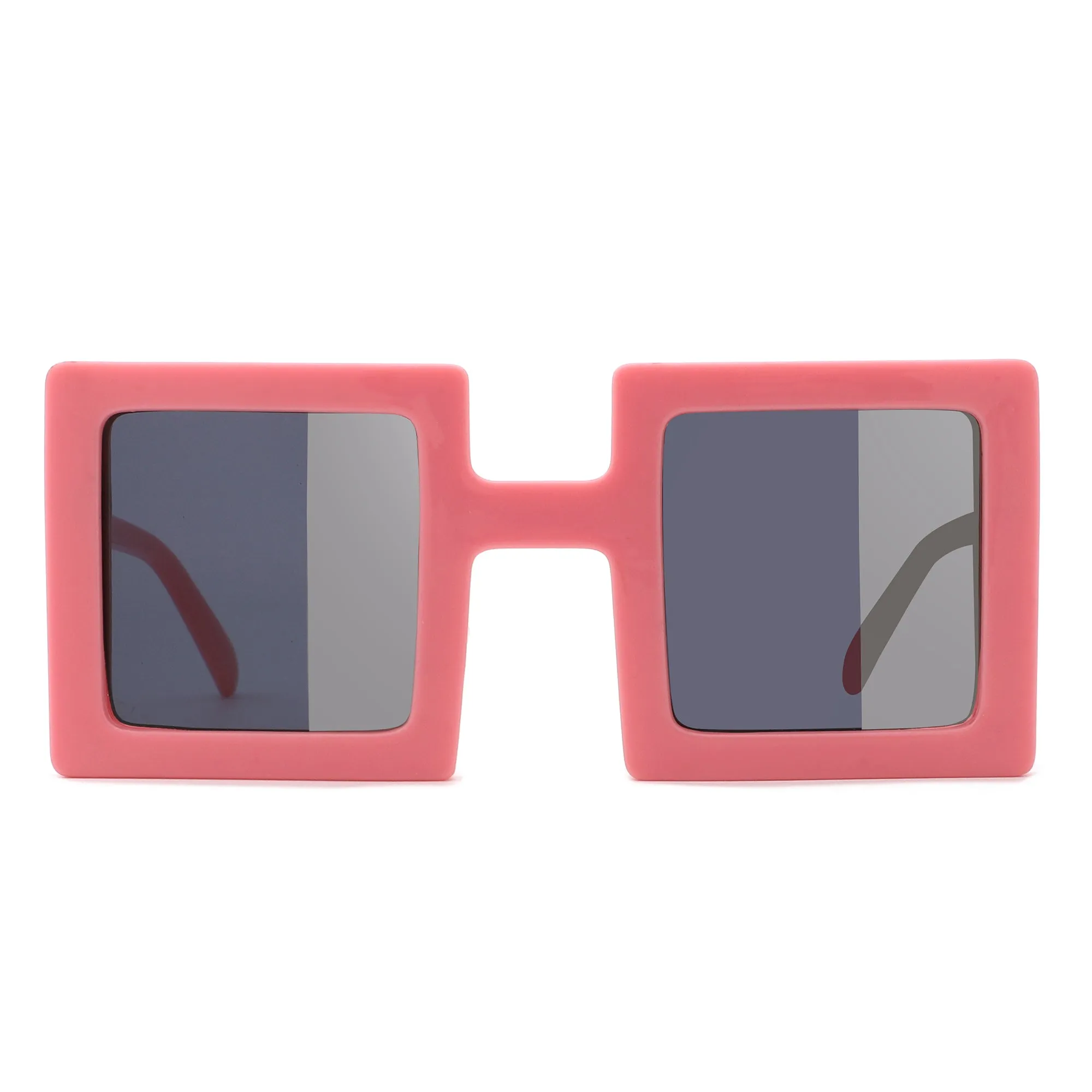 Bryntor - Two-Tone Tinted Bright Box Square Sunglasses