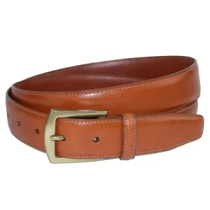 CrookhornDavis Men's Ciga Smooth 32mm Calfskin Leather Dress Belt