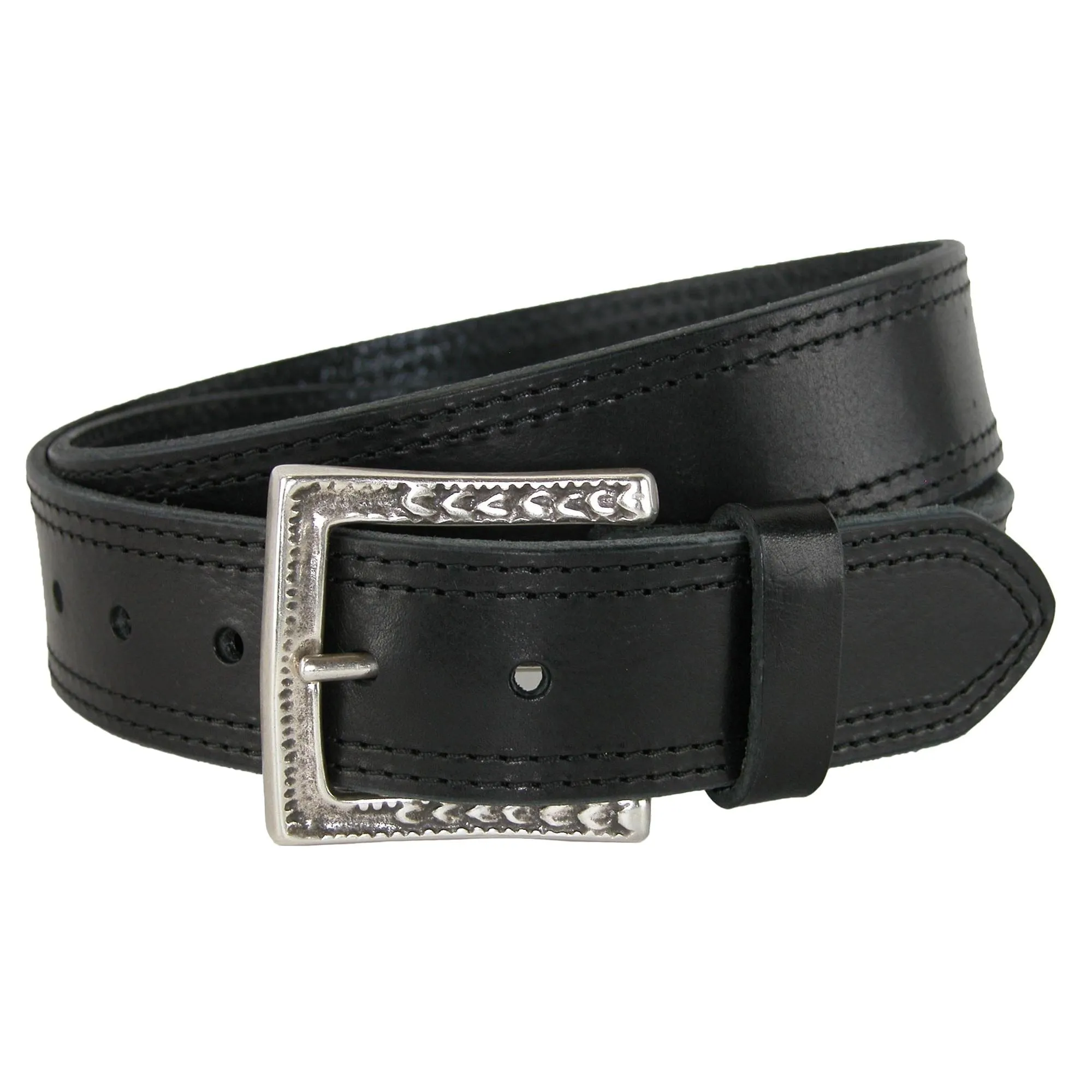 CrookhornDavis Men's Douglas SoHo Casual Pull Up Leather Jean Belt