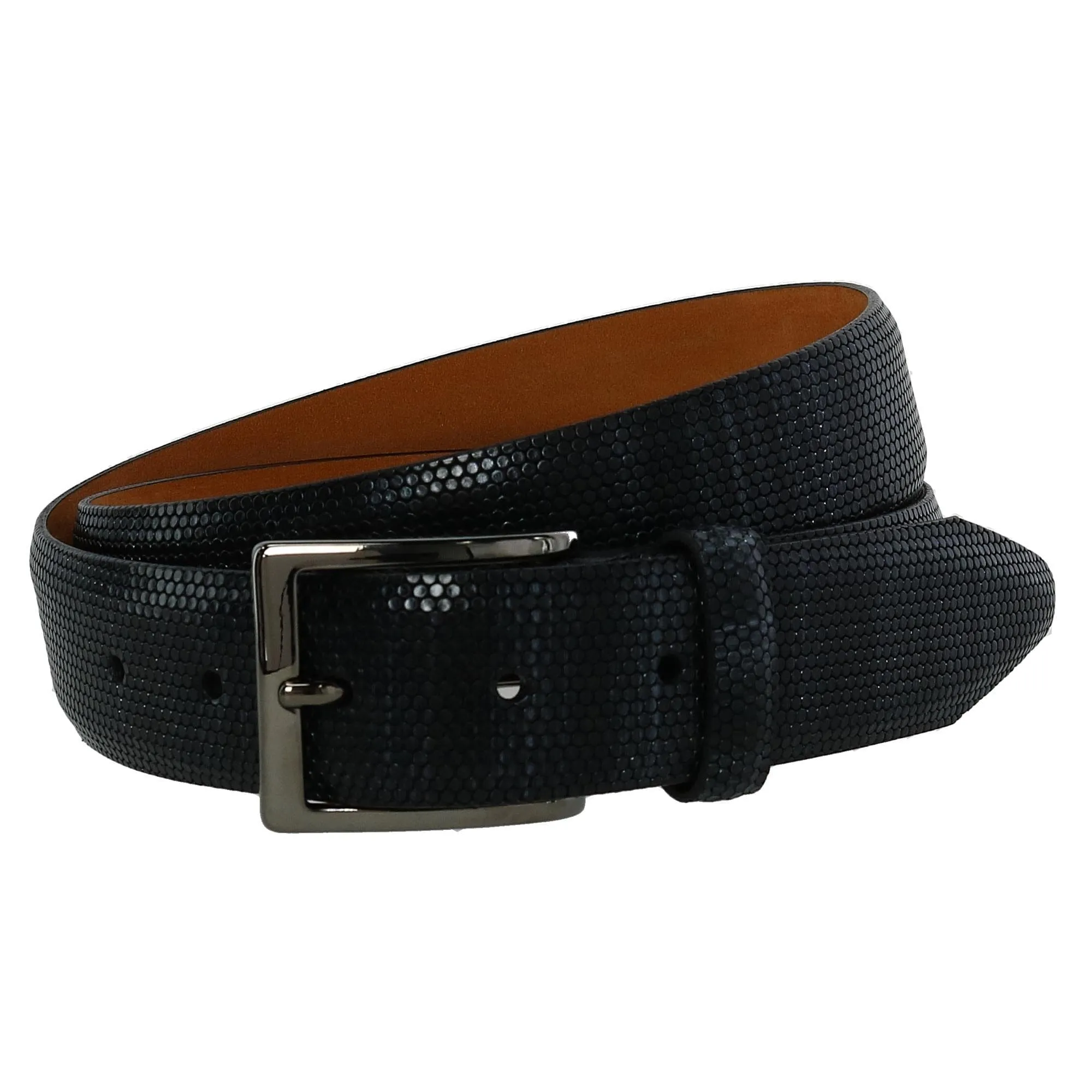 CrookhornDavis Men's The Ascot 35mm Italian Calfskin Leather Belt