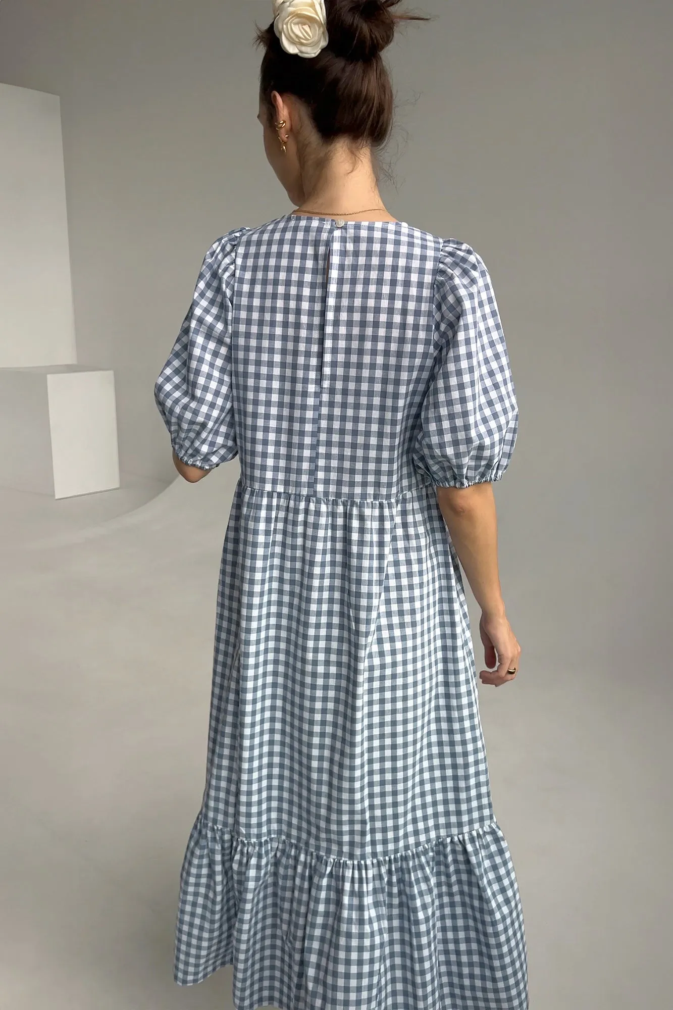 Dress in cotton / 03 / 22 / sky blue