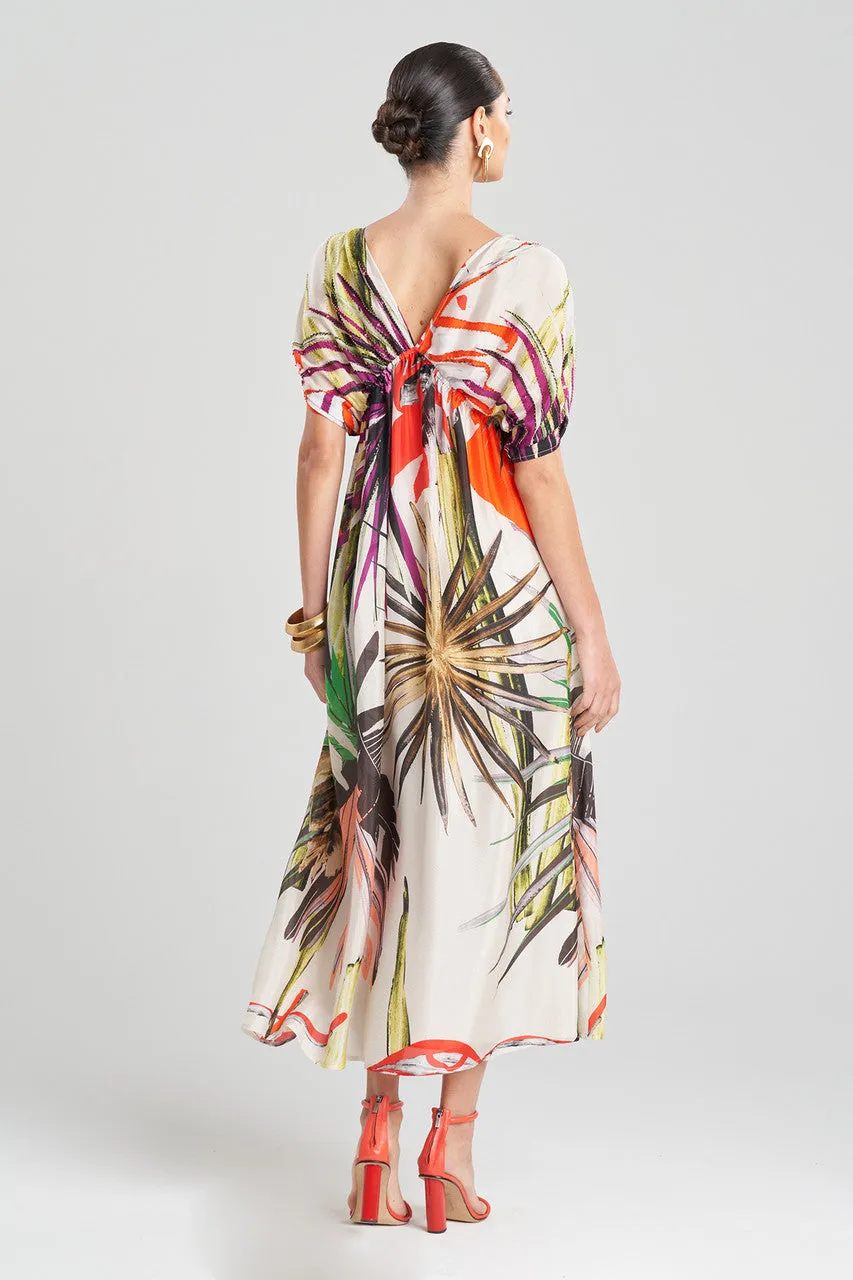 El Nido Obi Silk Beaded Kimono Dress