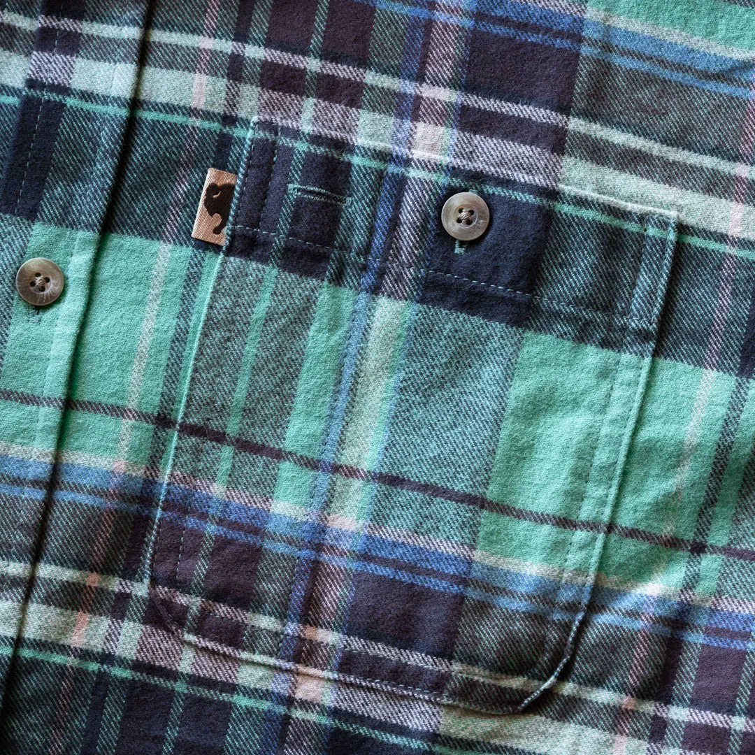 Fairbanks Flannel Shirt | Green Briar