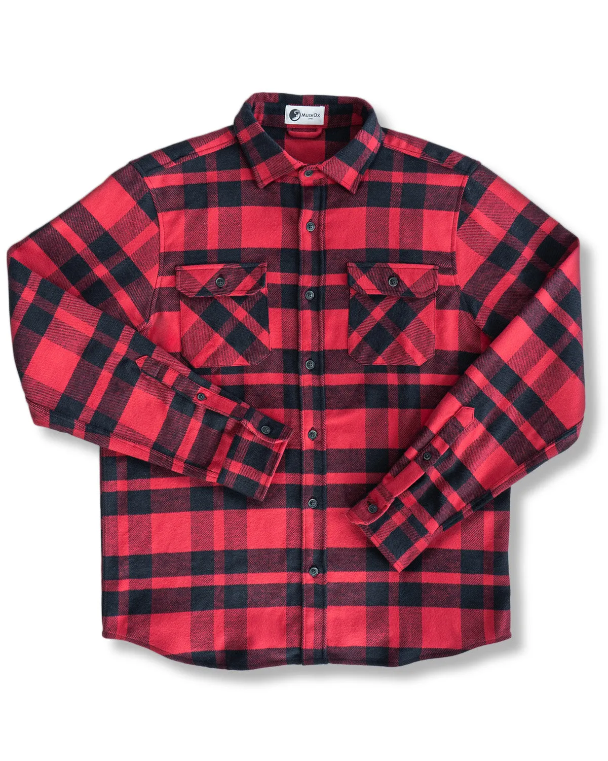 Field Grand Flannel, Red Plaid