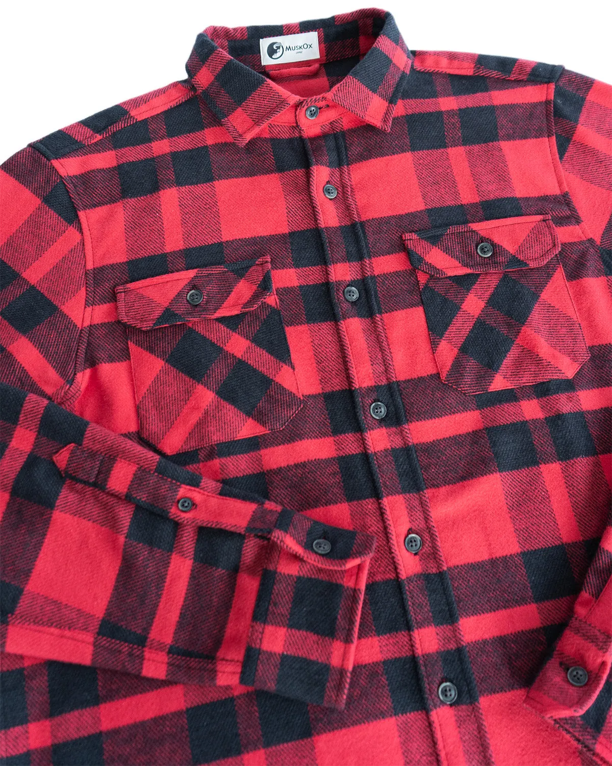 Field Grand Flannel, Red Plaid