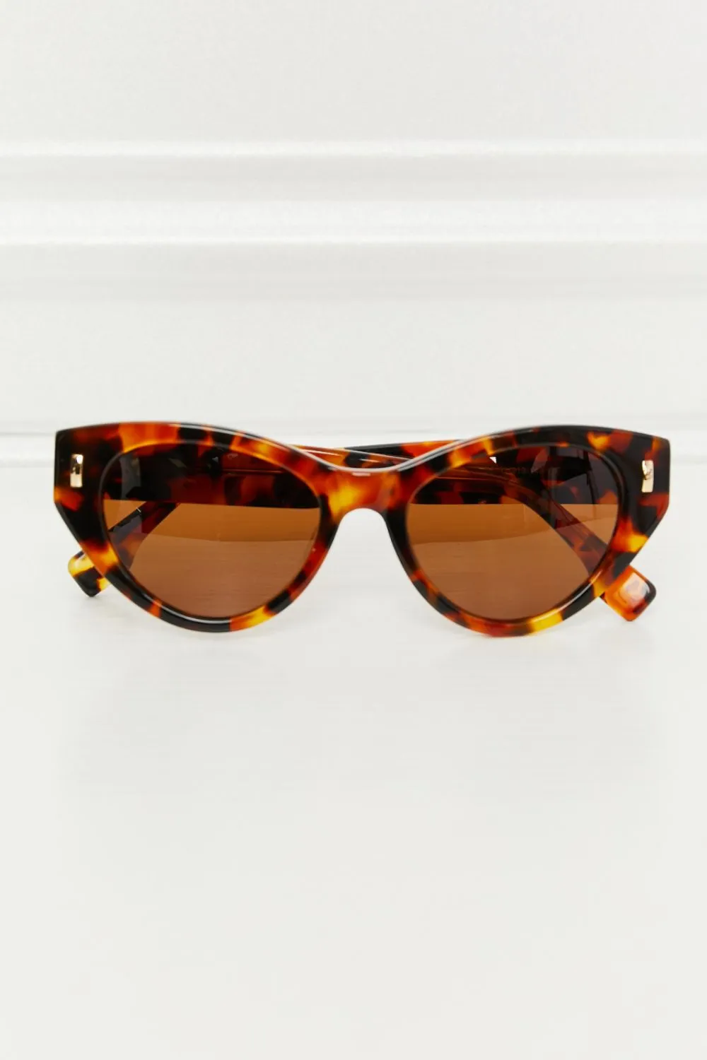 Friendship Is Better Tortoiseshell Acetate Frame Sunglasses