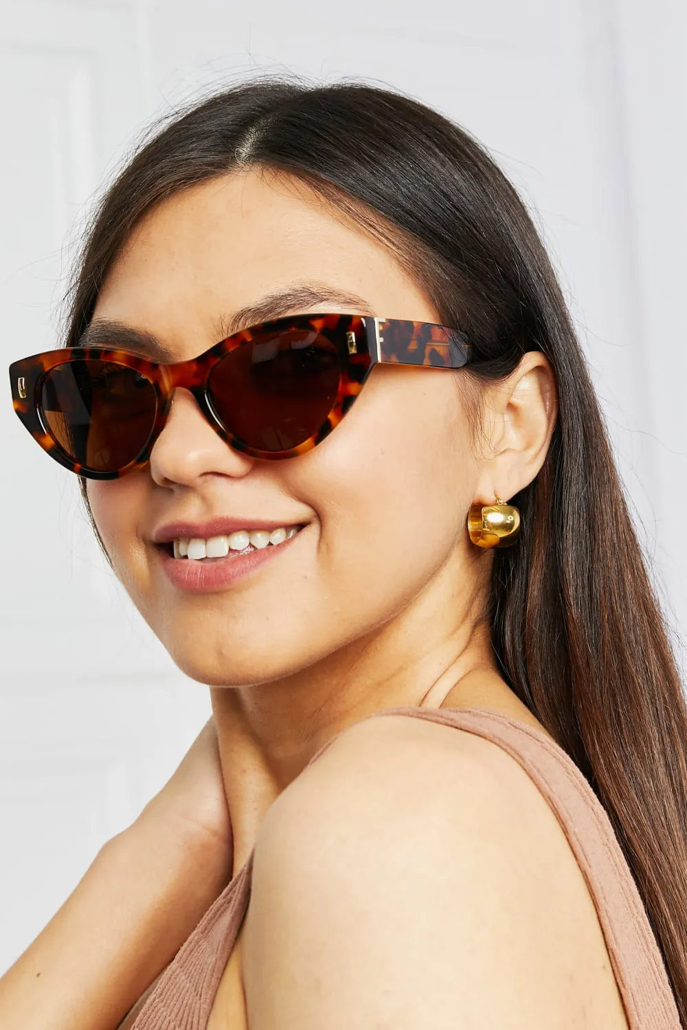 Friendship Is Better Tortoiseshell Acetate Frame Sunglasses