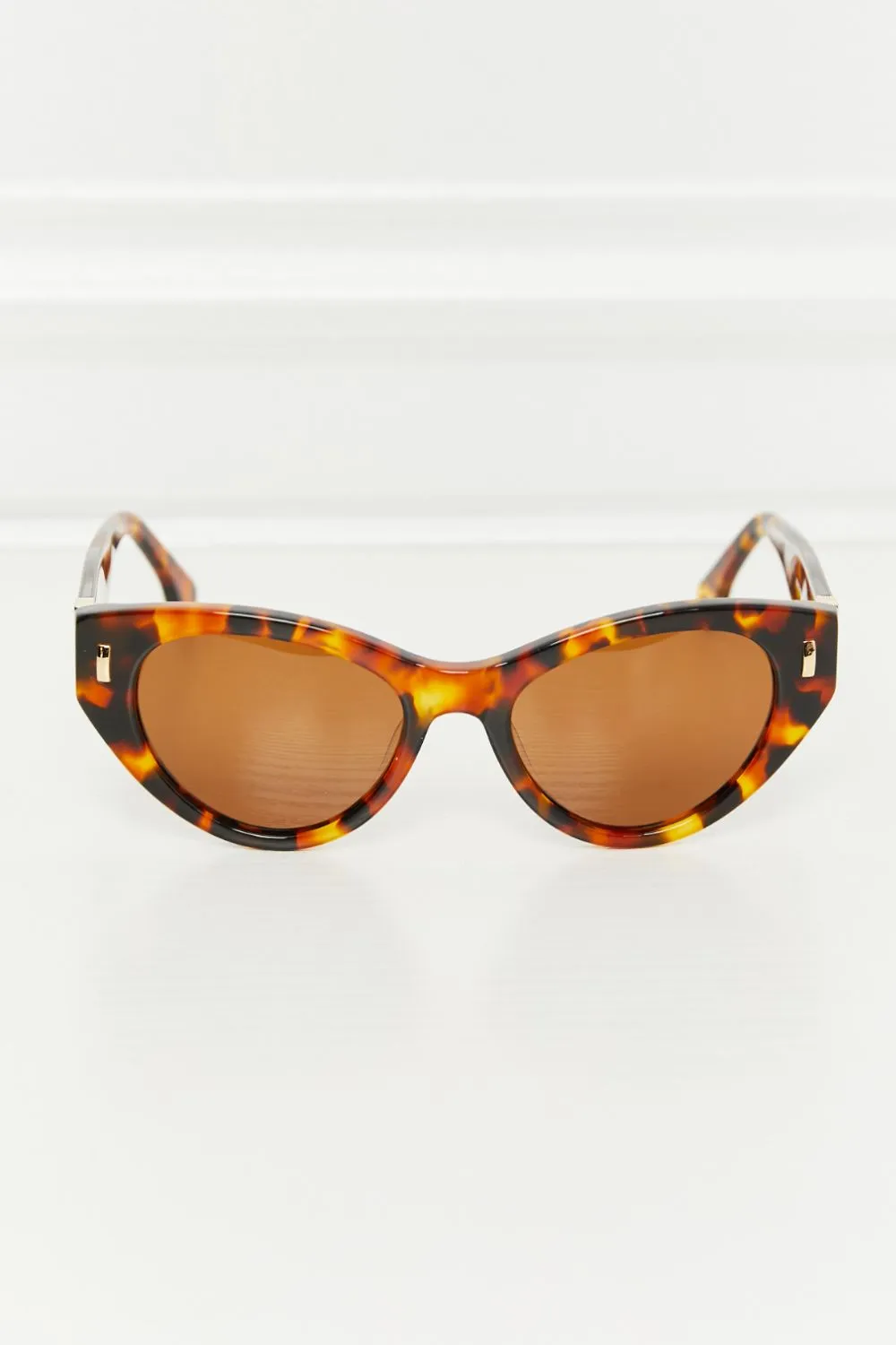 Friendship Is Better Tortoiseshell Acetate Frame Sunglasses