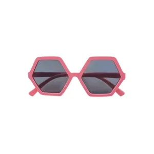 Hexagon Sunglass, Pink