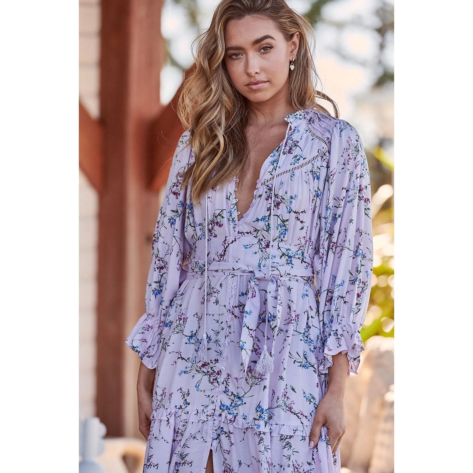 JAASE Mandy Print Briana Midi Dress