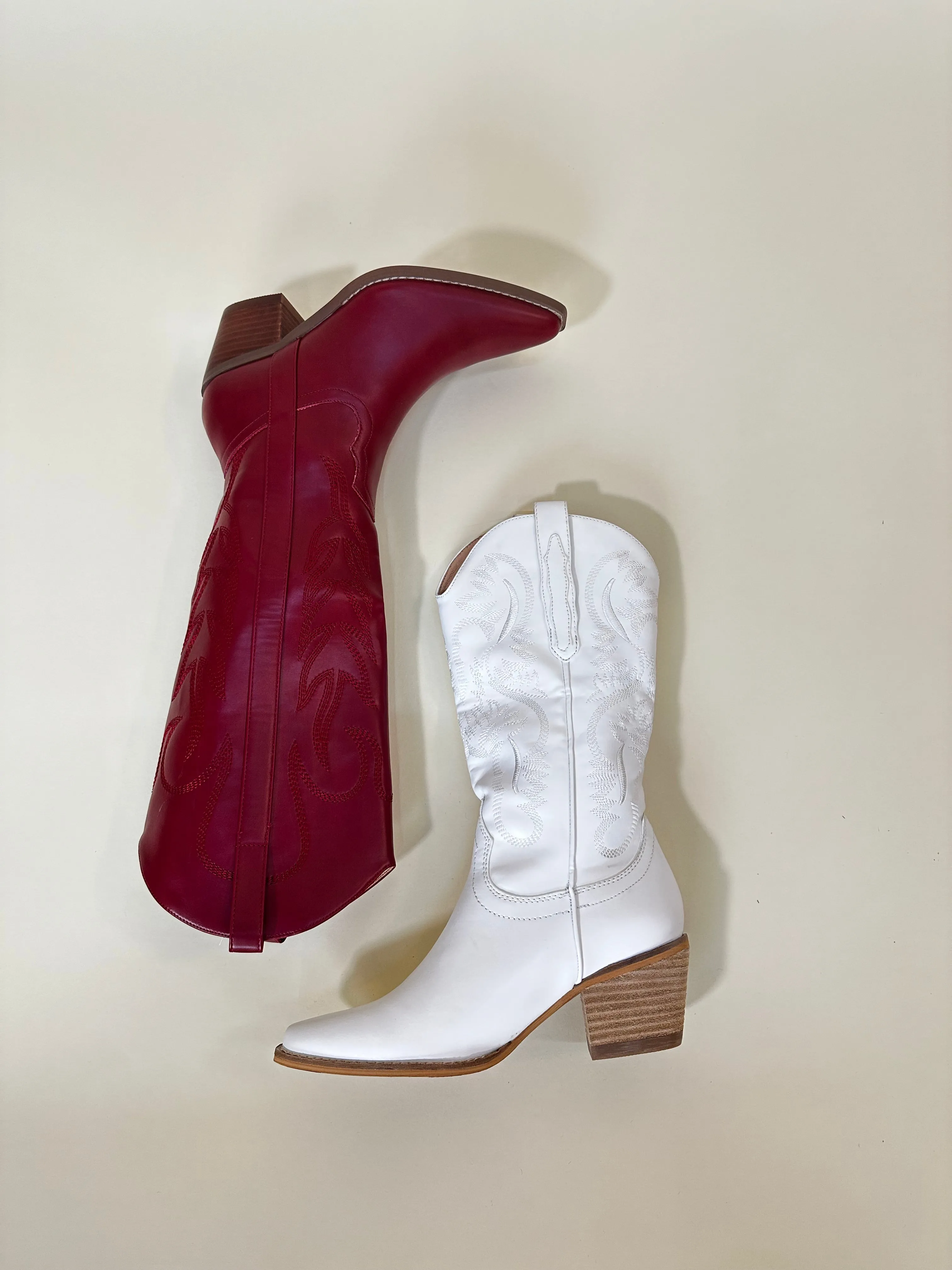 Jessie Boots - Burgundy