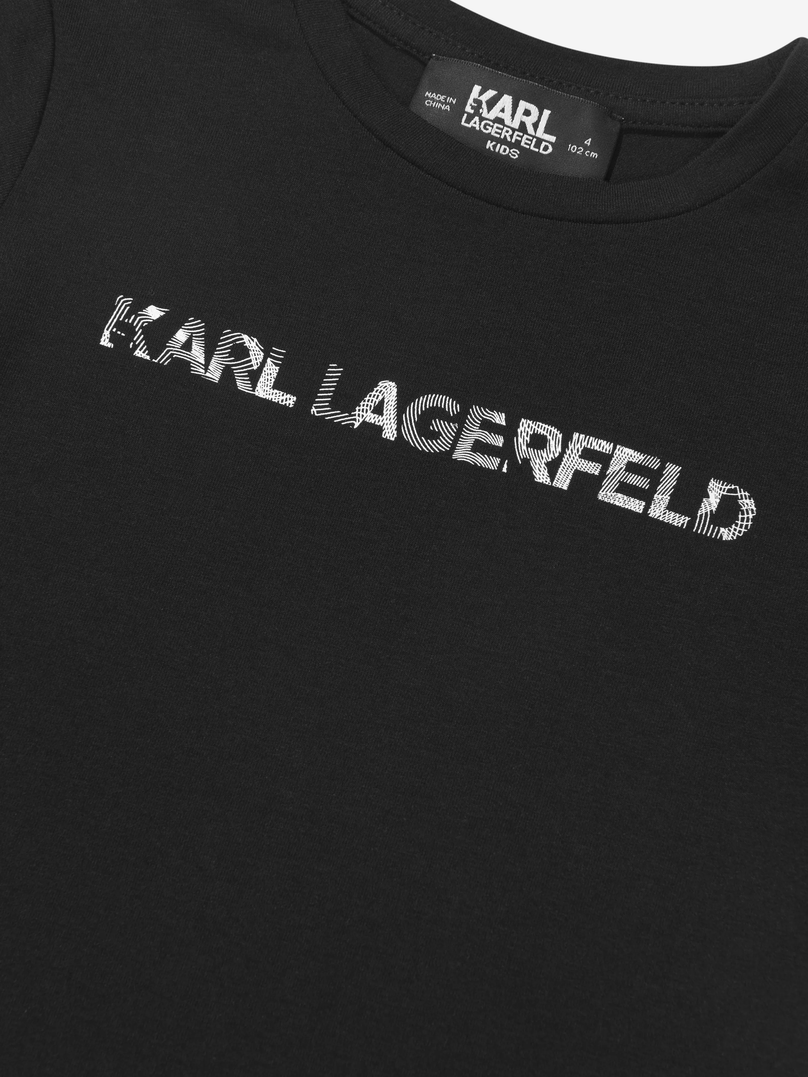 Karl Lagerfeld Girls Logo Print T-Shirt