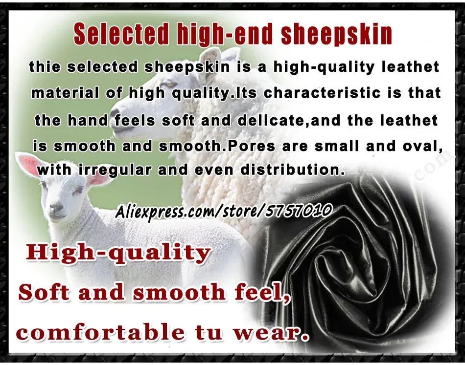 Leather Gloves Women's Sheepskin Mid-length Plus Velvet Thickened Winter Warmth Color Touch screen Authentic 2024 New style