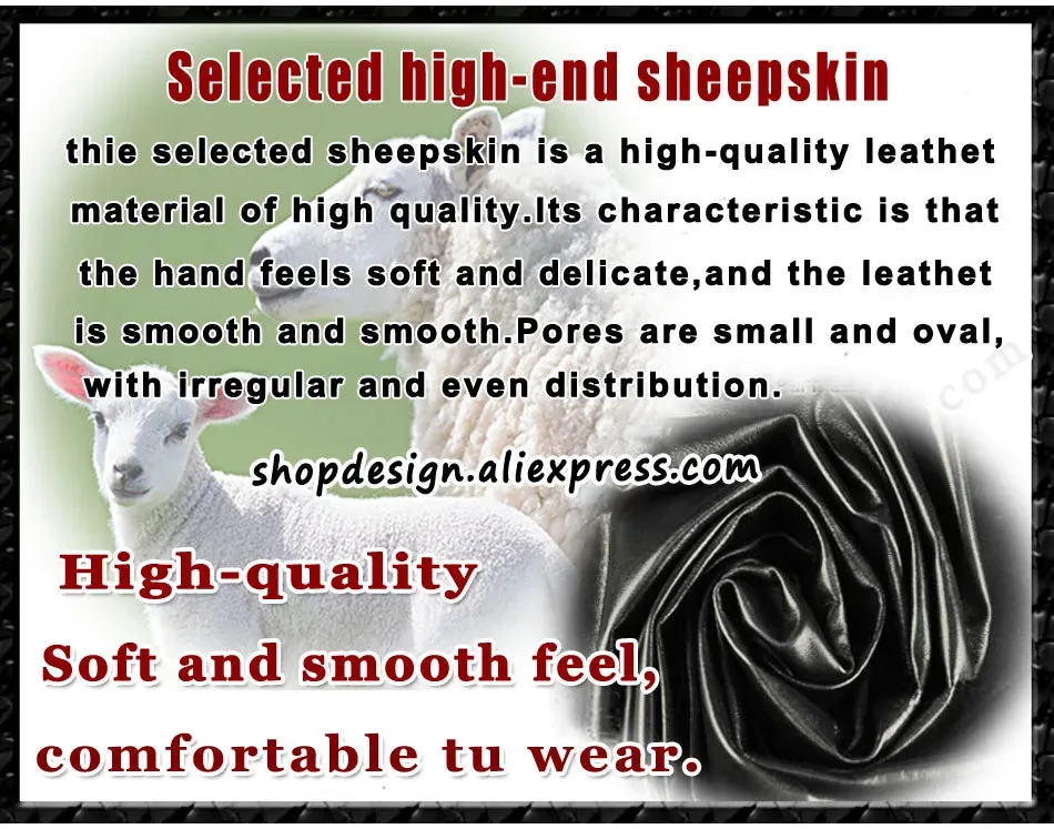 Leather Gloves Women's Sheepskin Suede Gloves Frosted Leather Autumn and Winter Thin and Thick Warm Knitted Lining Fashion New