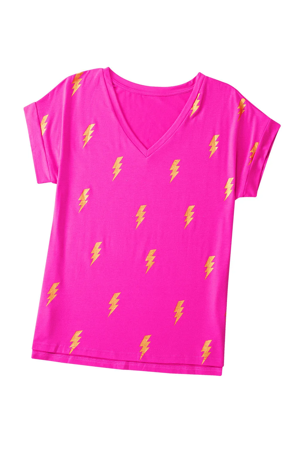 Lightning Bolt V-Neck T-Shirt