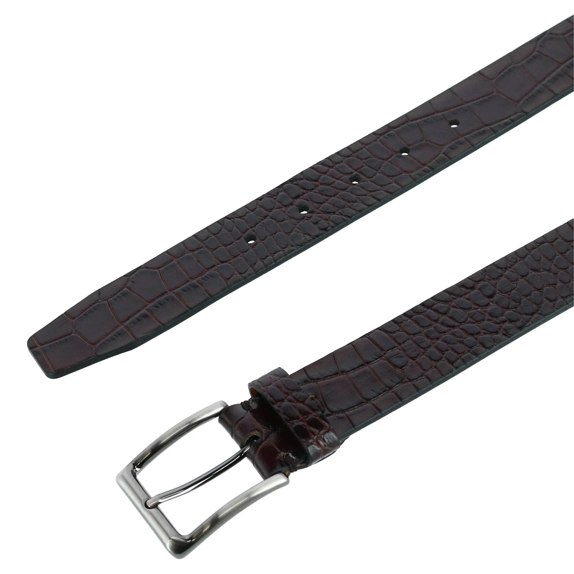 Matisse 35mm Mock Croc Leather Belt