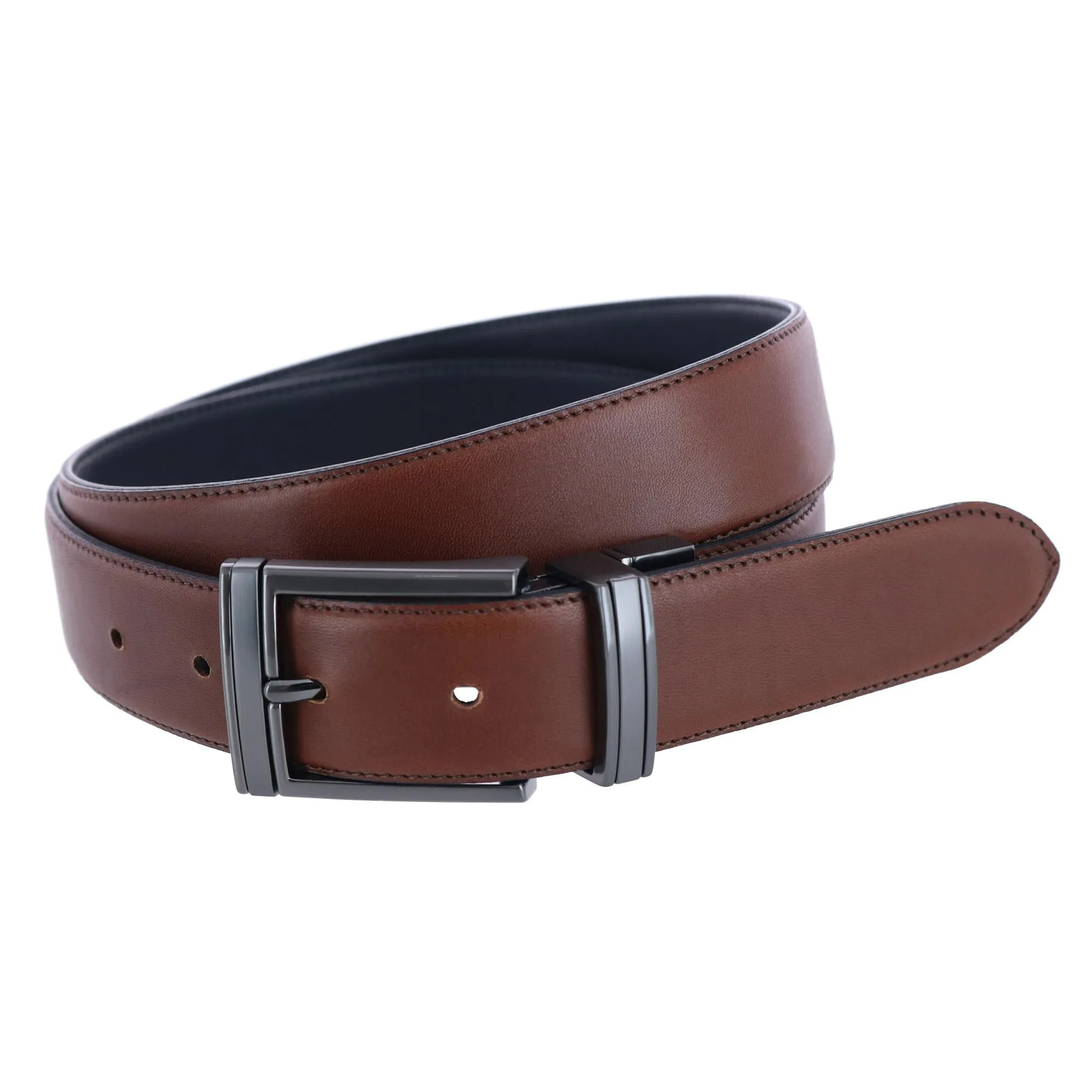 Maverick 32mm Reversible Leather Dress Belt