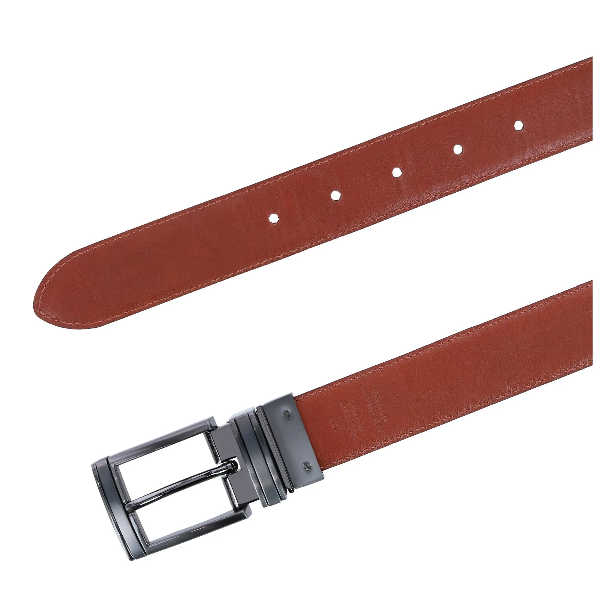 Maverick 32mm Reversible Leather Dress Belt