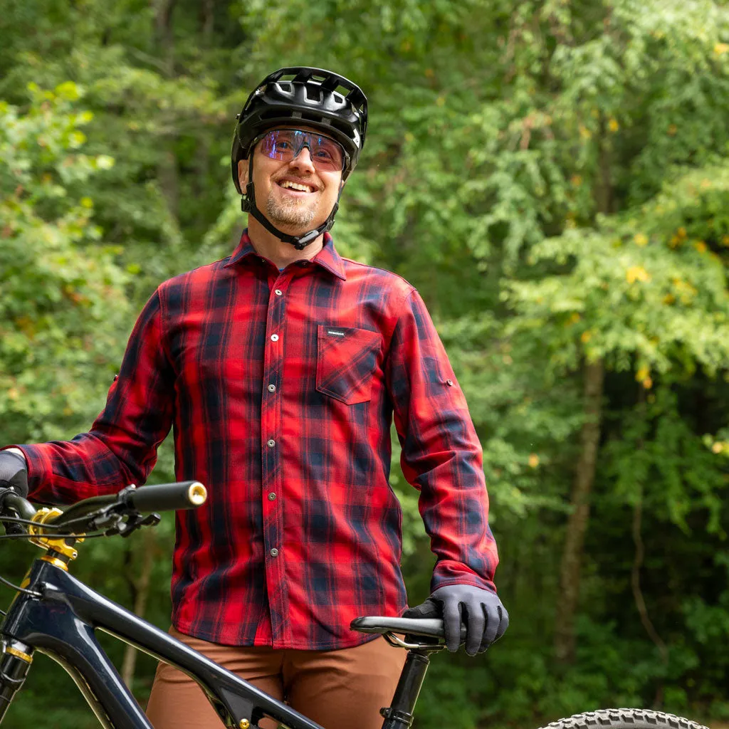 Men's Technical Mountain Bike Flannel