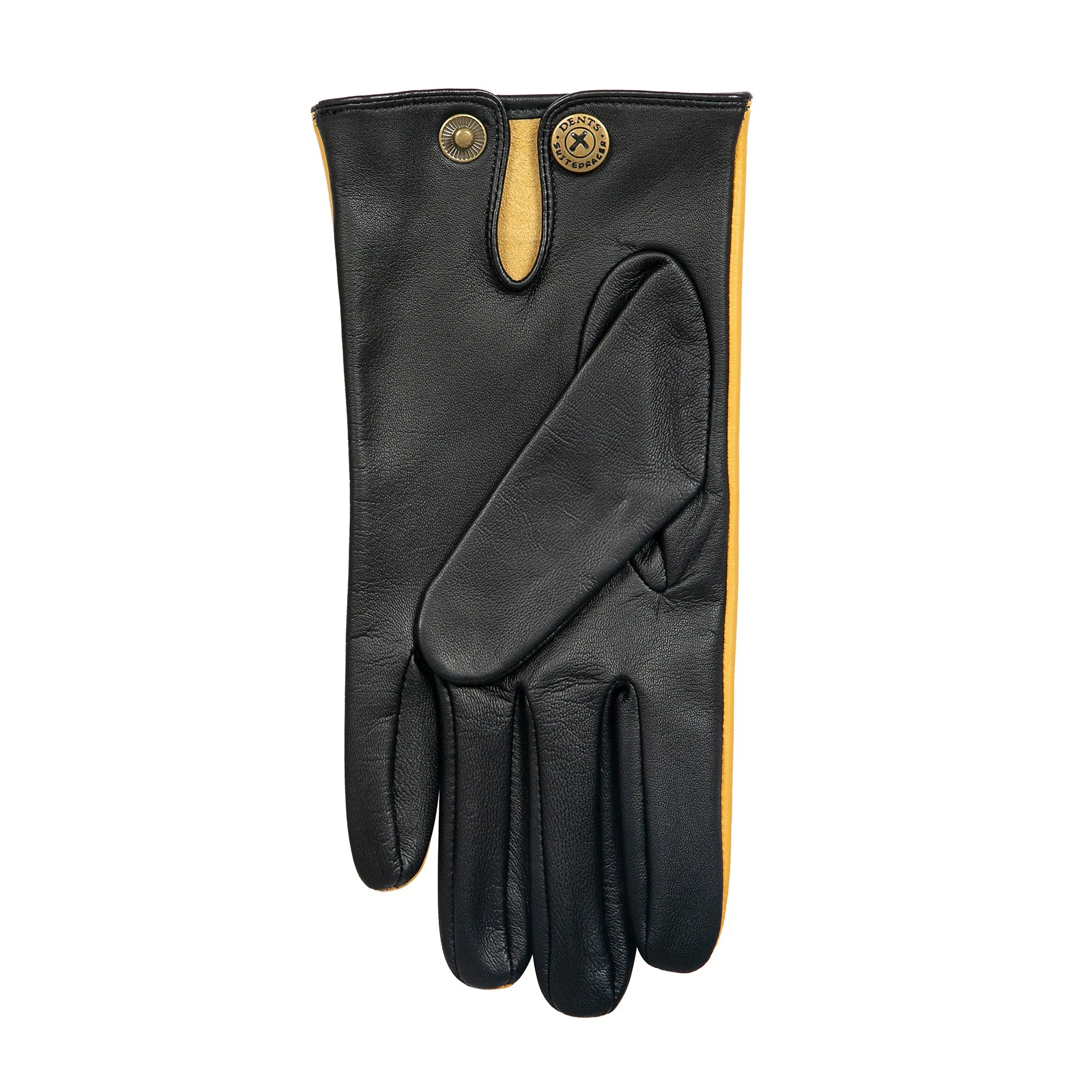 Men's The Suited Racer Touchscreen Three-Point Leather Gloves