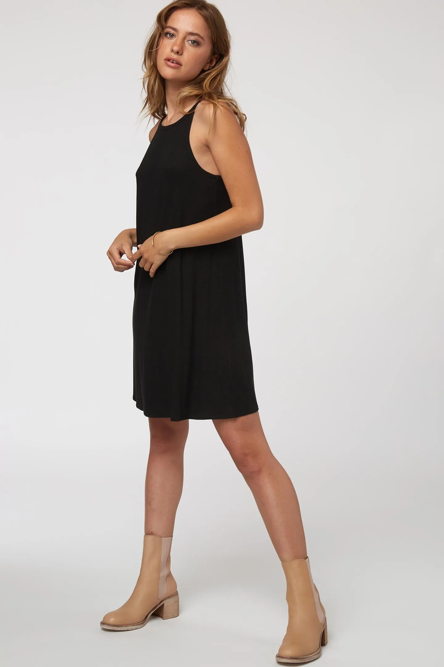 MORETTE SOLID DRESS