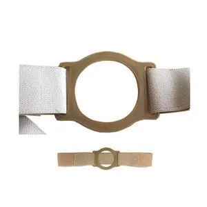 Nu-Comfort 2" Wide Beige Support Belt 2-5/8" Ring Plate 47" - 52" Waist 2X-Large, Latex-Free