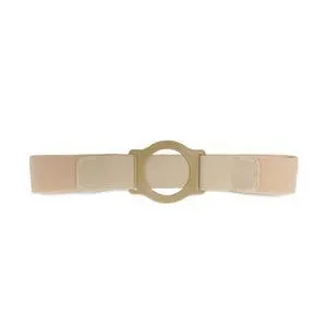 Nu-Comfort 2" Wide Beige Support Belt 2-7/8" I.D. Ring Plate 32"-35" Waist Medium, Latex-Free