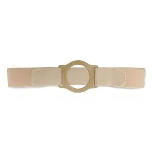 Nu-Comfort 2" Wide Beige Support Belt Large Oval Ring Plate 32"-35" Waist Medium, Latex-Free