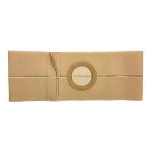 Nu-Hope Nu-Form™ Support Belt, 2-1/4'' Center Stoma, 5'' Wide, One Thumb Loop, Medium (32'' to 36'' Waist), Beige