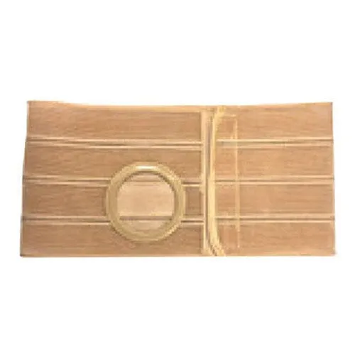 Nu-Hope Nu-Form™ Support Belt, 3-3/4" Stoma, 7" Wide, Right, 1-1/2" From Bottom, Medium (32" to 36" Waist), Beige