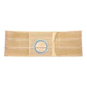 Nu-Hope Support Belt, Original Flat Panel, 2-3/4" Stoma, 7" Wide, Right, 1" From Bottom, Prolapse Strap, XL (41" to 47" Waist), Beige