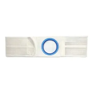 Nu-Hope Support Belt, Original Flat Panel, 2-7/8" x 3-3/8" Center Stoma, 4" Wide, Prolapse Strap, Small (28" to 32" Waist)