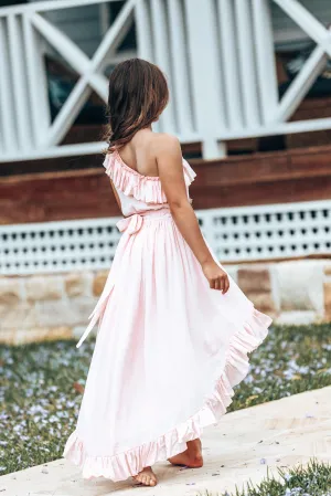 Ocean pink dress Tween - LAST ONE