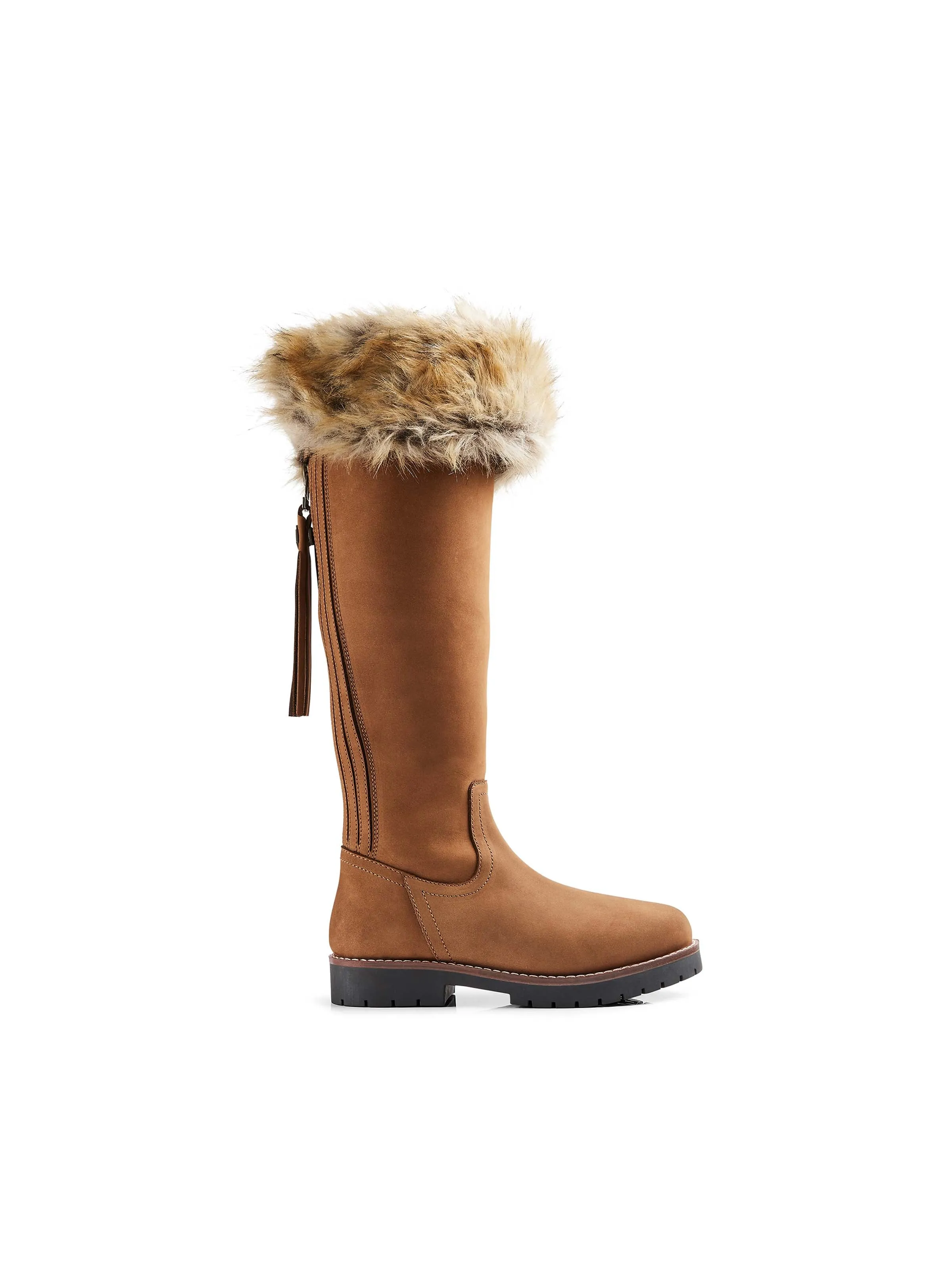 Over Knee Verbier (Tan) - Nubuck Boot