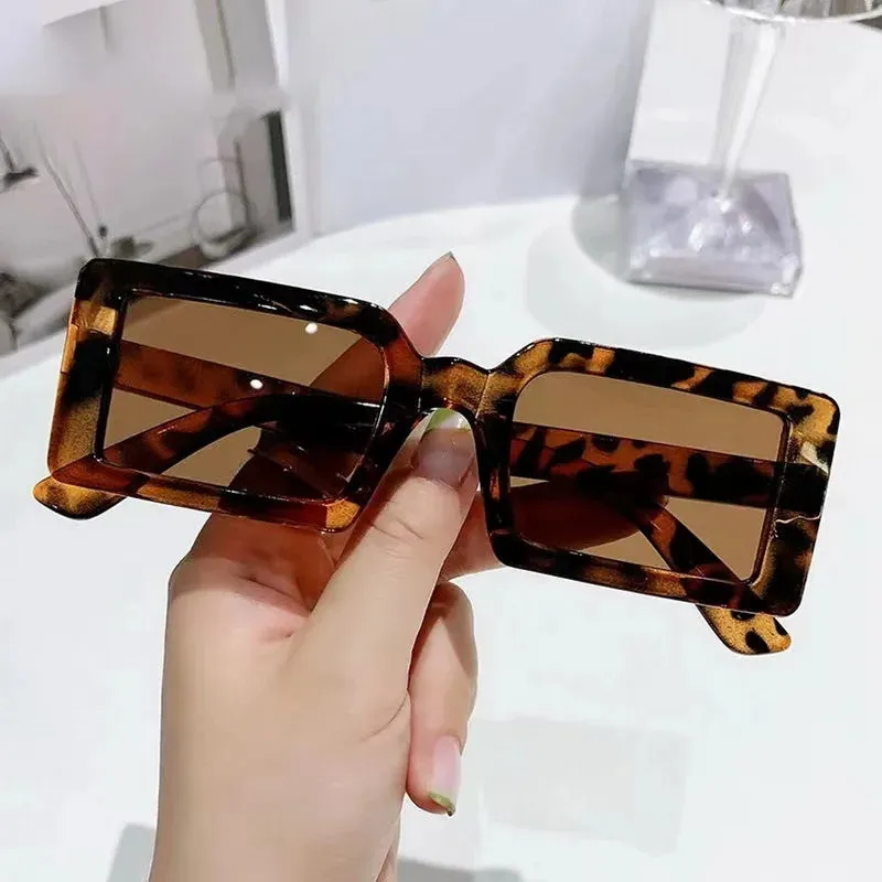 Personalized New Small Frame Rectangle Sunglasses Women Fashion Jelly Color Sun Glasses Women Travel Eyewear Uv400 Oculos De Sol