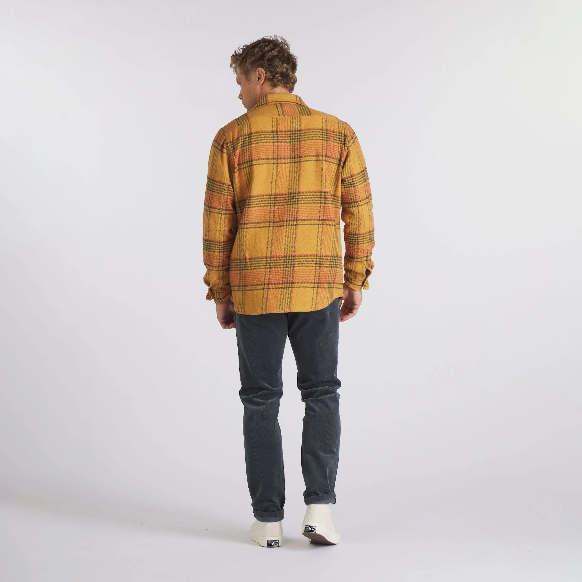 Portland Heavy Flannel  - Apple Cinnamon Green