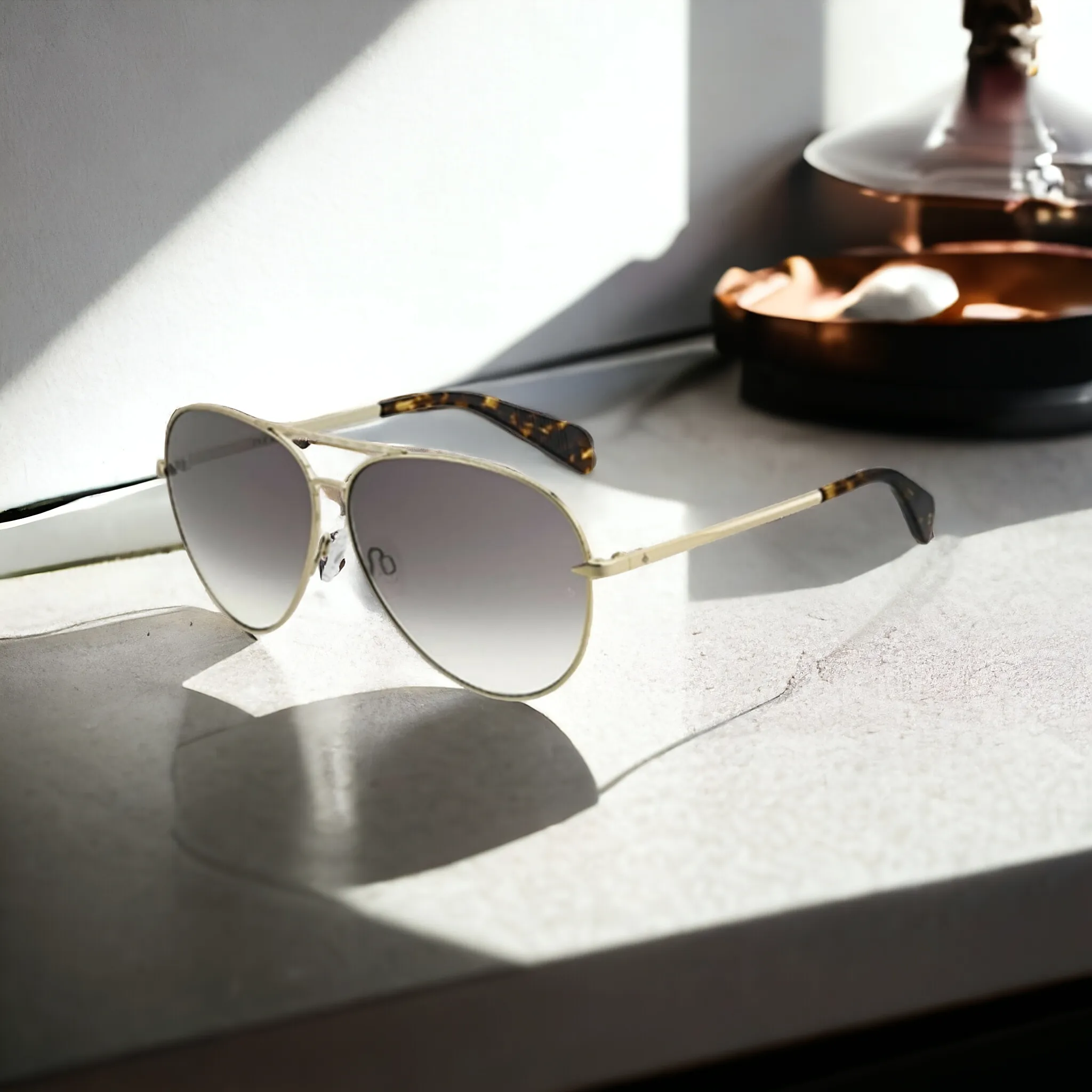 Rag & Bone Aviator Sunglasses