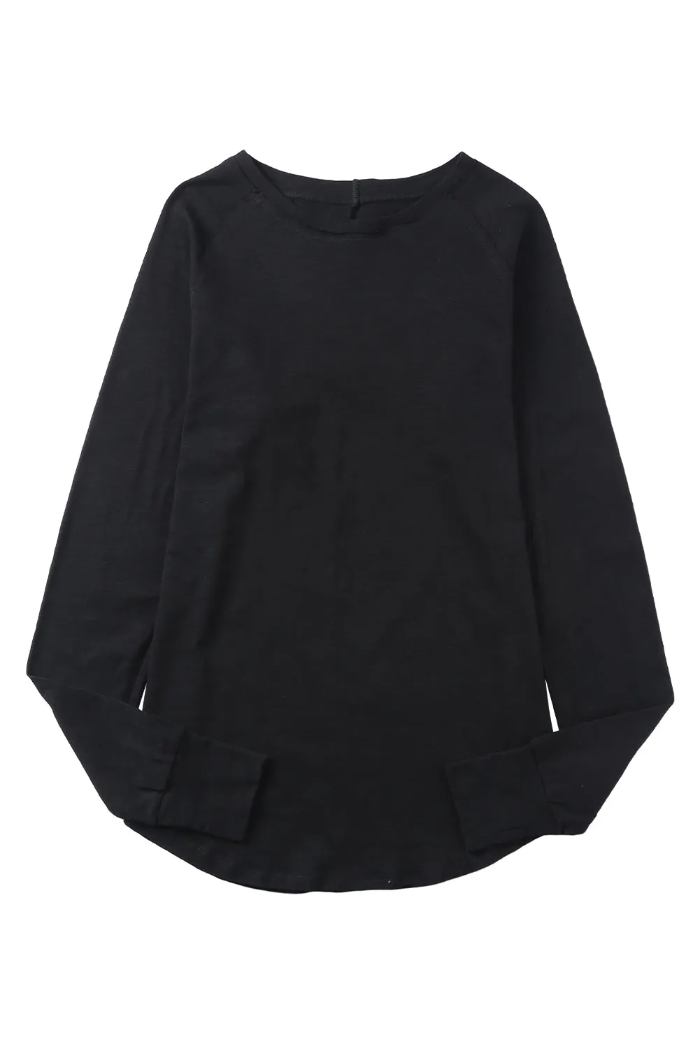 Raglan Long Sleeve Crewneck Top